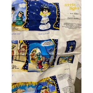 Little Light Joy Allen Cut & Sew Fabric Complete Panel VintageBook New